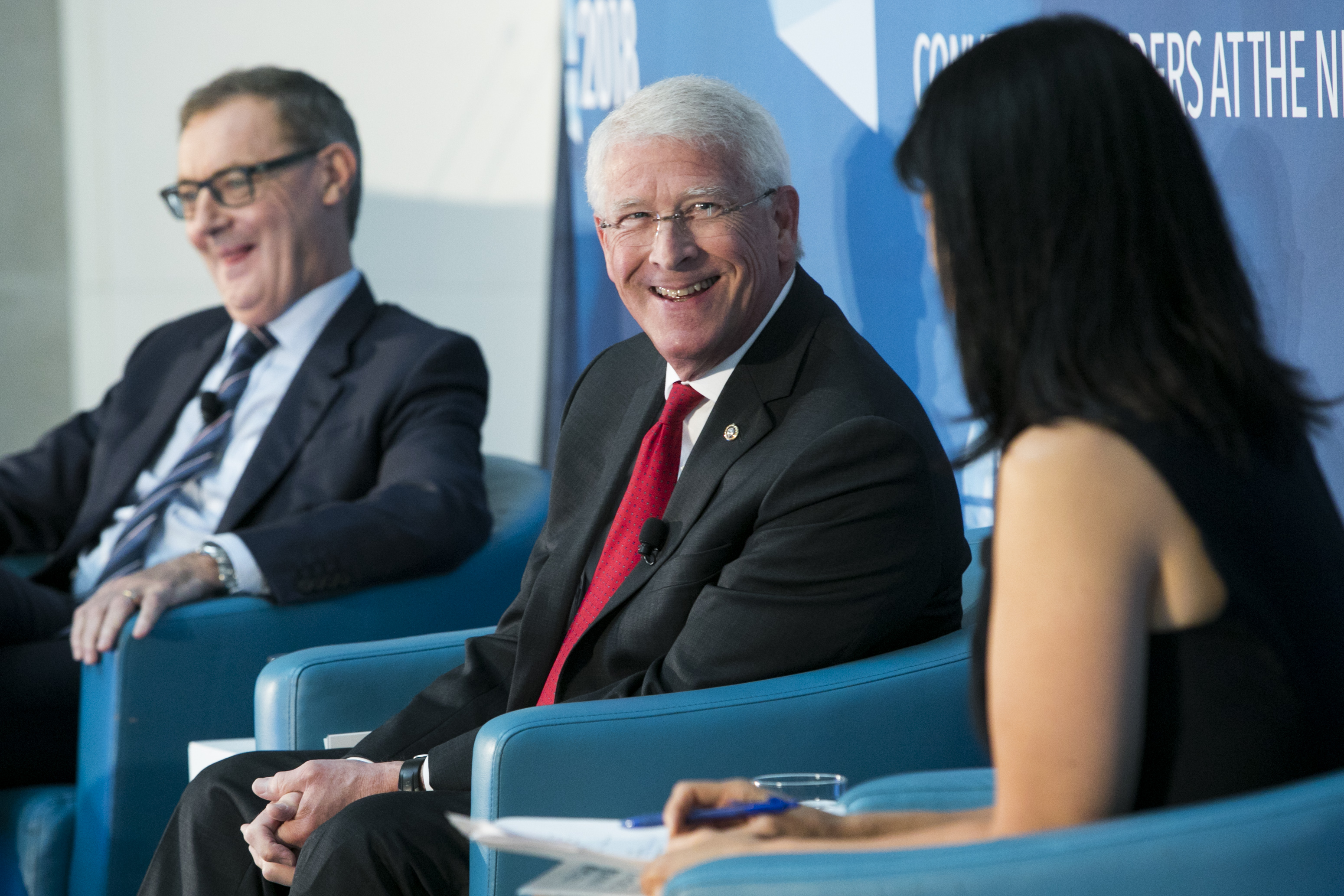 Senator Roger Wicker speaks at the Meridian International Summit 2018